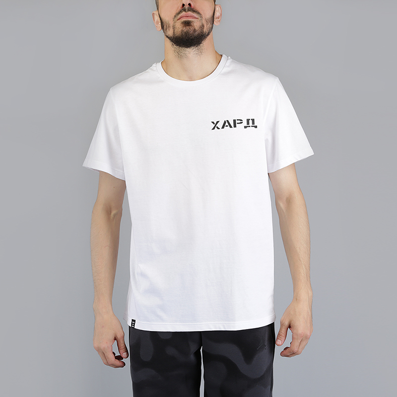 мужская белая футболка Hard Рижка Рижка-белая - цена, описание, фото 1